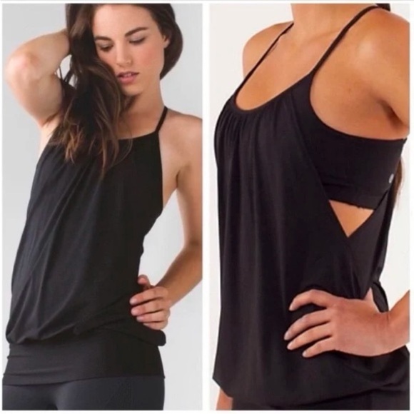 Lululemon NO LIMITS Tank Top Built in Bra - Picture 1 of 8